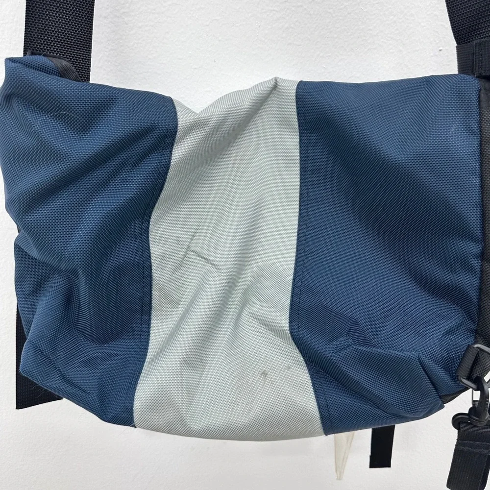 Timbuk2‎ Classic Messenger Bag Large Blue Commuter Single Strap Canvas Travel